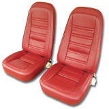 76-78 Chevrolet Corvette Seat Cover Set - Deluxe - Rot