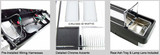 65-66 Ford Mustang Mittelkonsole - Automatik - ohne Klima