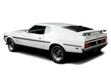 71-73 Ford Mustang (Fastback) Aufsatz für Scheibe - Schwarz matt