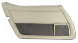 79-80 Chevrolet Corvette Türinnenverkleidung - Oyster - Leder - Links (52695042)