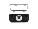 65-67 Ford Mustang Pedalauflage Bremspedal - inkl. Rahmen - Scheibe Automatik