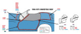69-75 Chevrolet Corvette Base Dichtung Cabrioverdeck
