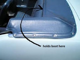 69-70 Ford Mustang (Convertible) Clip Persenning Cabrioverdeck - Klemmleiste