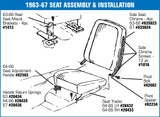 63-78 Chevrolet Corvette Seat Pivot Retainer