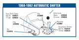 65-82 Chevrolet Corvette Knopf Schalthebel Automatikgetriebe (52678873)