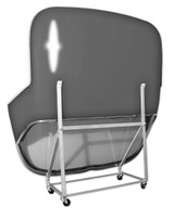 56-04 Chevrolet Corvette Zierteil Hardtop - Aufbarwahrungsständer - Rollbar