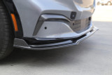 21-23 Ford Mustang Mach-E Stoßstangenansatz - Carbon Glanz Vorne