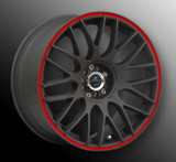 05-14 Ford Mustang Felge - Barracuda Karizzma - 8x18 - Mattblack Puresports