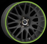 05-14 Ford Mustang Felge - Barracuda Karizzma - 8x18 - Mattblack Puresports