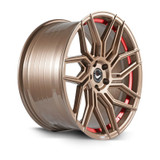 15-23 Ford Mustang Felge - Barracuda Dragoon - 10x20 - Higloss-Bronze Undercut Trimline Rot