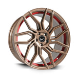 15-23 Ford Mustang Felge - Barracuda Dragoon - 10x20 - Higloss-Bronze Undercut Trimline Rot