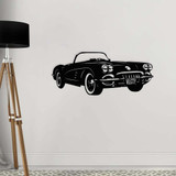 Chevrolet Corvette C1 Wanddekoration - Holz - 71x34 cm