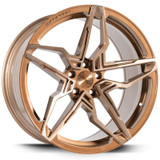 15-23 Ford Mustang Felge - Corspeed Kharma - 10x20 - Higloss-Bronze brushed Surface