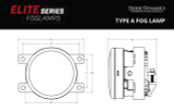 15-17 Ford Mustang Nebelscheinwerfer - Elite Series - Gelb Vorne