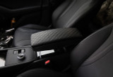 21-23 Ford Mustang Mach-E Armlehnenabdeckung - EU-Modell - Leder - Schwarz