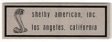 1967 Ford Mustang Emblem - Shelby