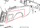 64-66 Ford Mustang Reparaturblech Seitenwand Rechts