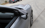 21-23 Ford Mustang Mach-E Kappe für Außenspiegel - Regenvisier - Schwarz Matt