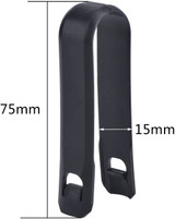 05-23 Ford Mustang Kappe für Radmuttern - Schwarz - 19 mm - 20 Stück