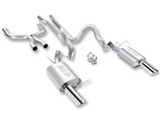 11-12 Ford Mustang (5.0) Abgasanlage - Borla Atak - Edelstahl - 2-Rohr - Chrom-Blenden