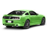 10-14 Ford Mustang (Coupe) Abdeckung Heckscheibe - Schwarz Matt Hinten