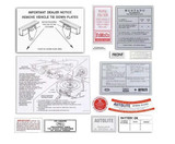 1965 Ford Mustang Aufkleberset Karosserie - Komplettset Aufkleber - 14 teilig