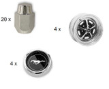 64-73 Ford Mustang Felgensatz - Magnum 500 - Stahl - 15x7 / 15x8 " - 2 1/8" Mittelloch