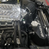 15-17 Ford Mustang GT (5.0) Ausgleichsbehälter für Motorkühlmittel - für kompressorgeladene GT-Modelle - Aluminium - Schwarz - SHELBY