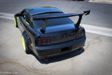 05-09 Ford Mustang Heckblende - Carbon - V2 Hinten