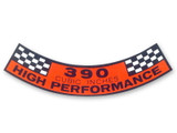 67-68 Ford Mustang Aufkleber Motor (38008238)