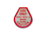 1967 Ford Mustang Aufkleber Motor (38008244)