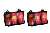Sequentielle Rücklichter - LED - Gelbe Blinker