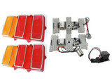 Sequentielle Rücklichter - LED - Gelbe Blinker