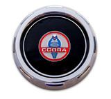 64-73 Ford Mustang Tankdeckel - Chrom - Cobra Logo