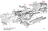 64-68 Ford Mustang Cabrioverdeckkasten