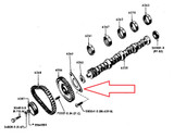 67-70 Ford Mustang (390, 428) Anlaufplatte für Nockenwelle
