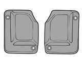 69-70 Ford Mustang (Fastback) Dichtung für hintere Seitenscheibe Hinten