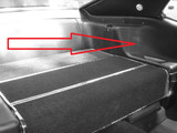 69-70 Ford Mustang (Fastback) Innere Seitenwandverkleidung - Komplett Hinten