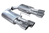 15-17 Ford Mustang GT (5.0) Schalldämpfer-Set - 4-Rohr Chrom Blenden mit TÜV