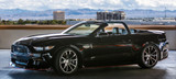15-23 Ford Mustang (Convertible) Überrollbügel - Schwarz mit Bremsleuchte CDC Outlaw