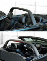 15-23 Ford Mustang (Convertible) Überrollbügel - Schwarz mit Bremsleuchte CDC Outlaw