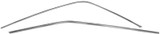69-70 Ford Mustang (Fastback) Zierleiste Regenrinne - Poliert