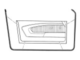 69-70 Ford Mustang Türdichtung