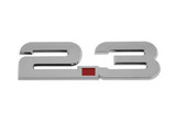 15-23 Ford Mustang Emblem Kotflügel - 2.3 - Chrom - Roter Punkt
