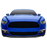 15-17 Ford Mustang (5.0) Einsatz Kühlergrill - T-Rex - Aluminium - Schwarze Streben - Oben Oben