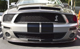 07-09 Ford Mustang Spoilerschwert - Carbon - LG104KR - für GT500 Frontschürze