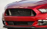 15-23 Ford Mustang Emblem Kühlergrill - Running Pony - Schwarz glänzend - Ford OEM