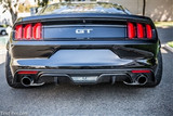 15-17 Ford Mustang Stoßstangenansatz - Diffusor - Carbon -LG234 Hinten