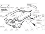 58-62 Chevrolet Corvette Halter Gehäuse Hauptscheinwerfer - Links oder rechts links oder rechts