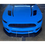 16-17 Ford Mustang GT Spoilerschwert - Carbon - für California Special Front Vorne